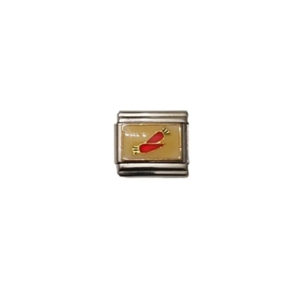 Charmlink Chili Pepper Food DIY Personalized Composable Italian Charm‎ Bracelet